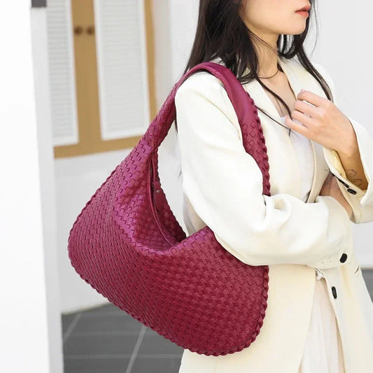 Anthea Woven Shoulder Bag