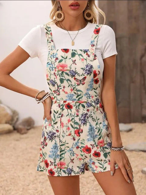 Camilla Floral Themed Romper