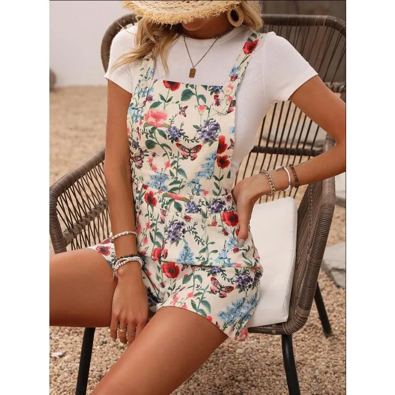 Camilla Floral Themed Romper