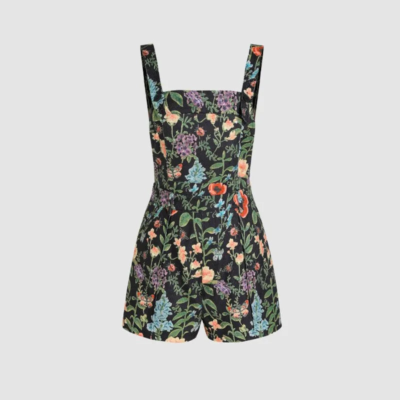 Camilla Floral Themed Romper