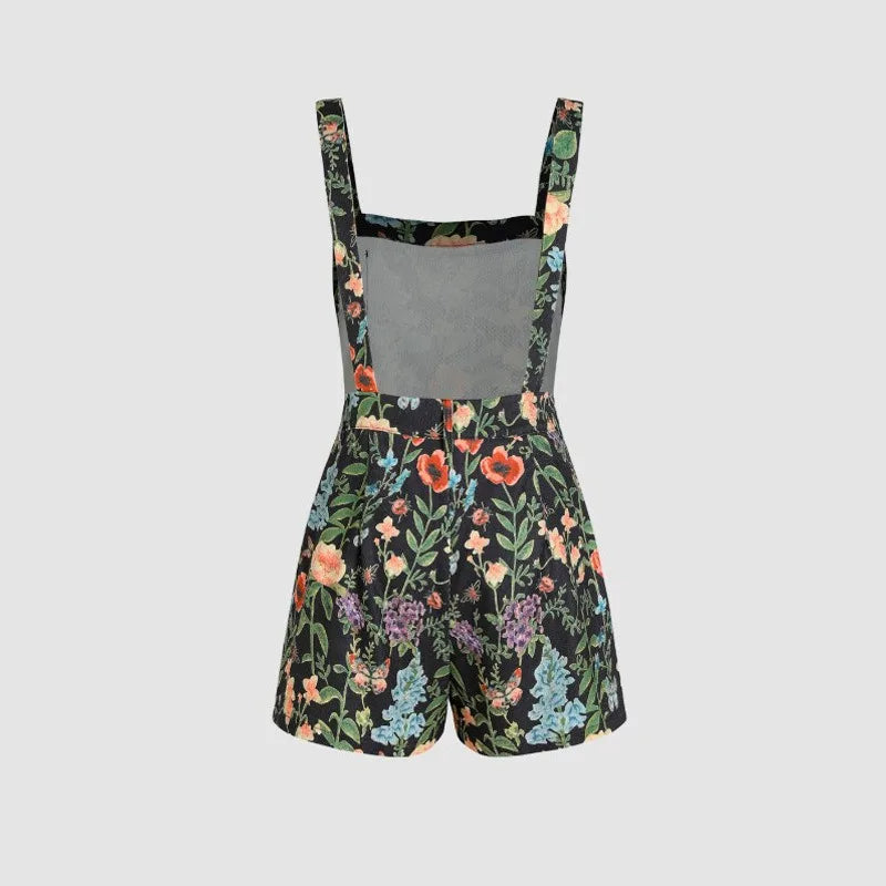 Camilla Floral Themed Romper