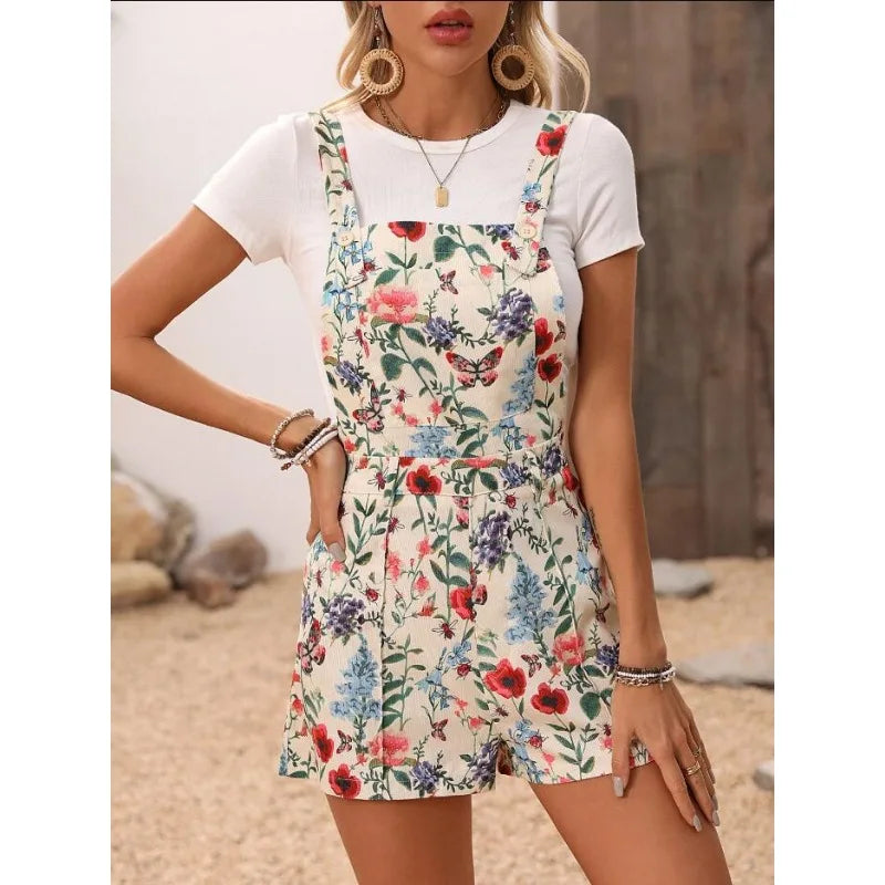 Camilla Floral Themed Romper