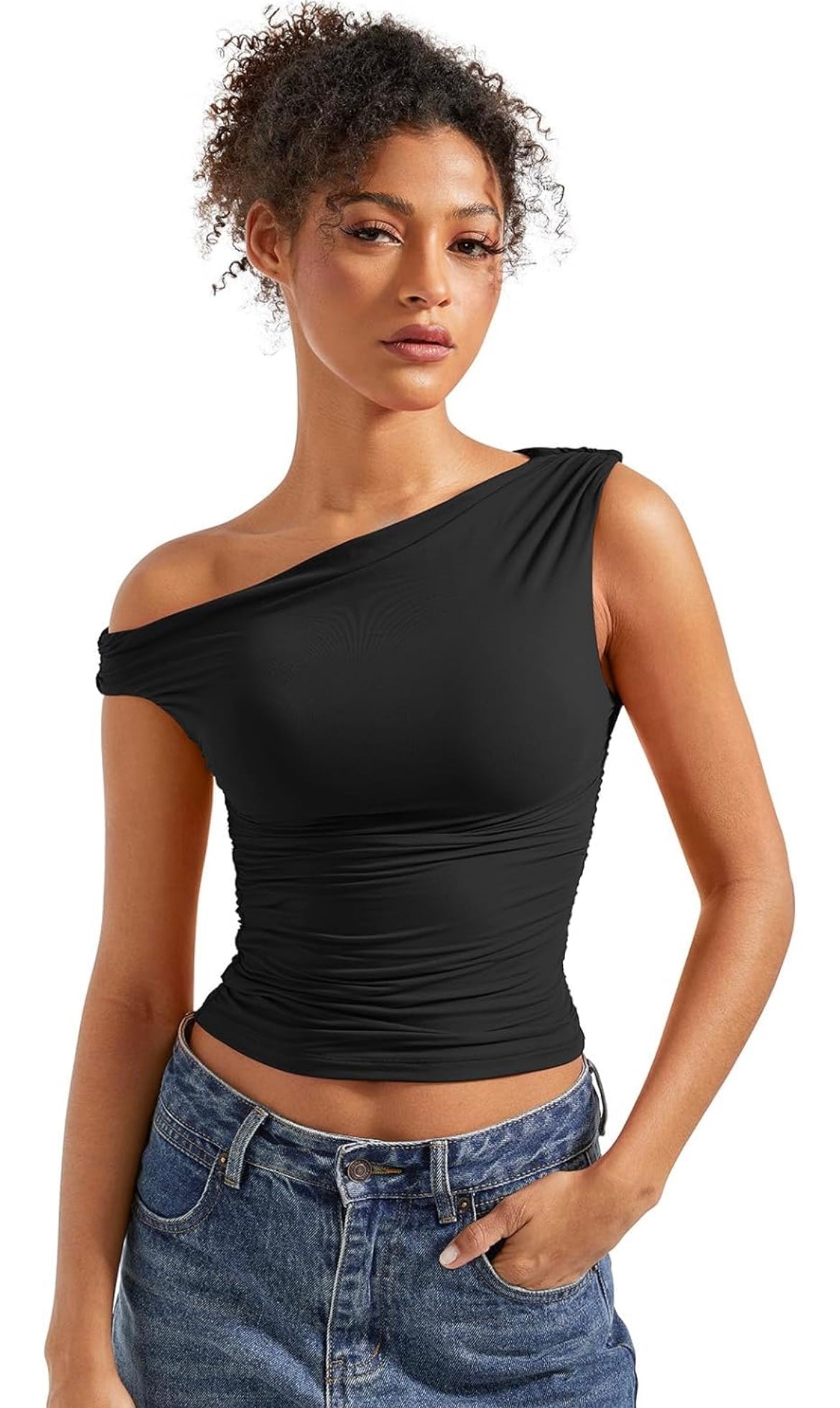 Geraldine Off-Shoulder Tank